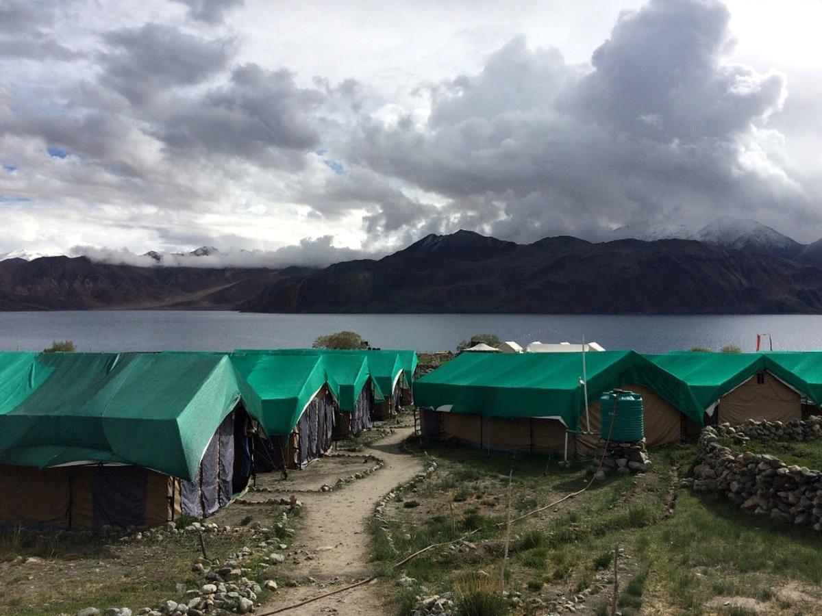Pangong Delight Camps And Cottages Spangmik Экстерьер фото
